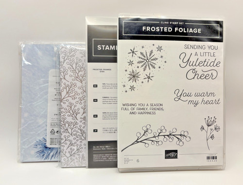 Stampin frosted foliage - up,